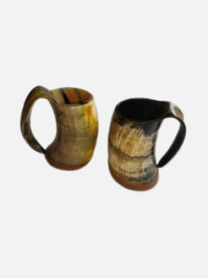 IE-VDHM-04-MEDIEVAL DRINKING HORN MUG